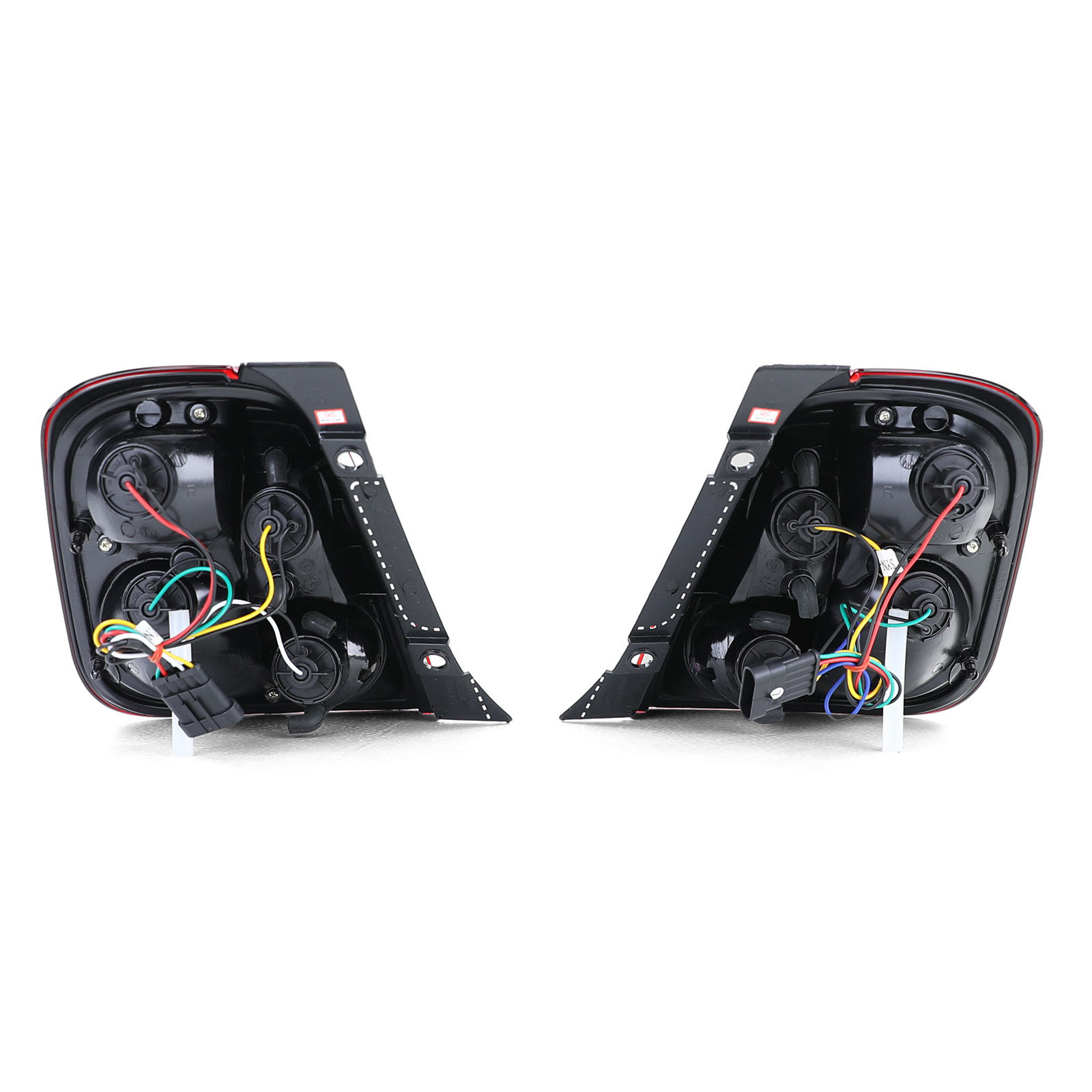 Achterlichten geschikt voor Fiat 500 uit 07 - rood helder