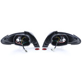 Achterlichten geschikt voor Peugeot 206 CC Coupe Cabrio 00-08 - volledig chroom