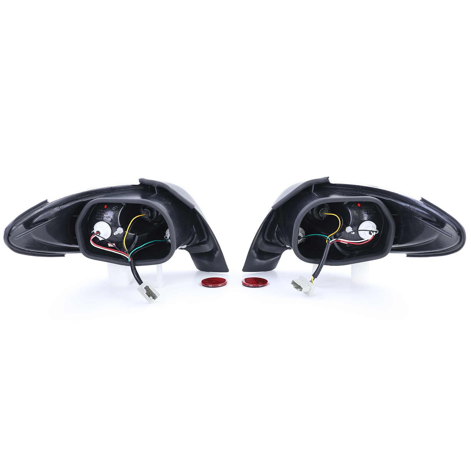 Achterlichten geschikt voor Peugeot 206 CC Coupe Cabrio 00-08 - volledig chroom