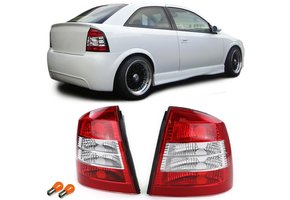 Achterlichten geschikt voor Opel Astra G CC 98-05 - rood helder