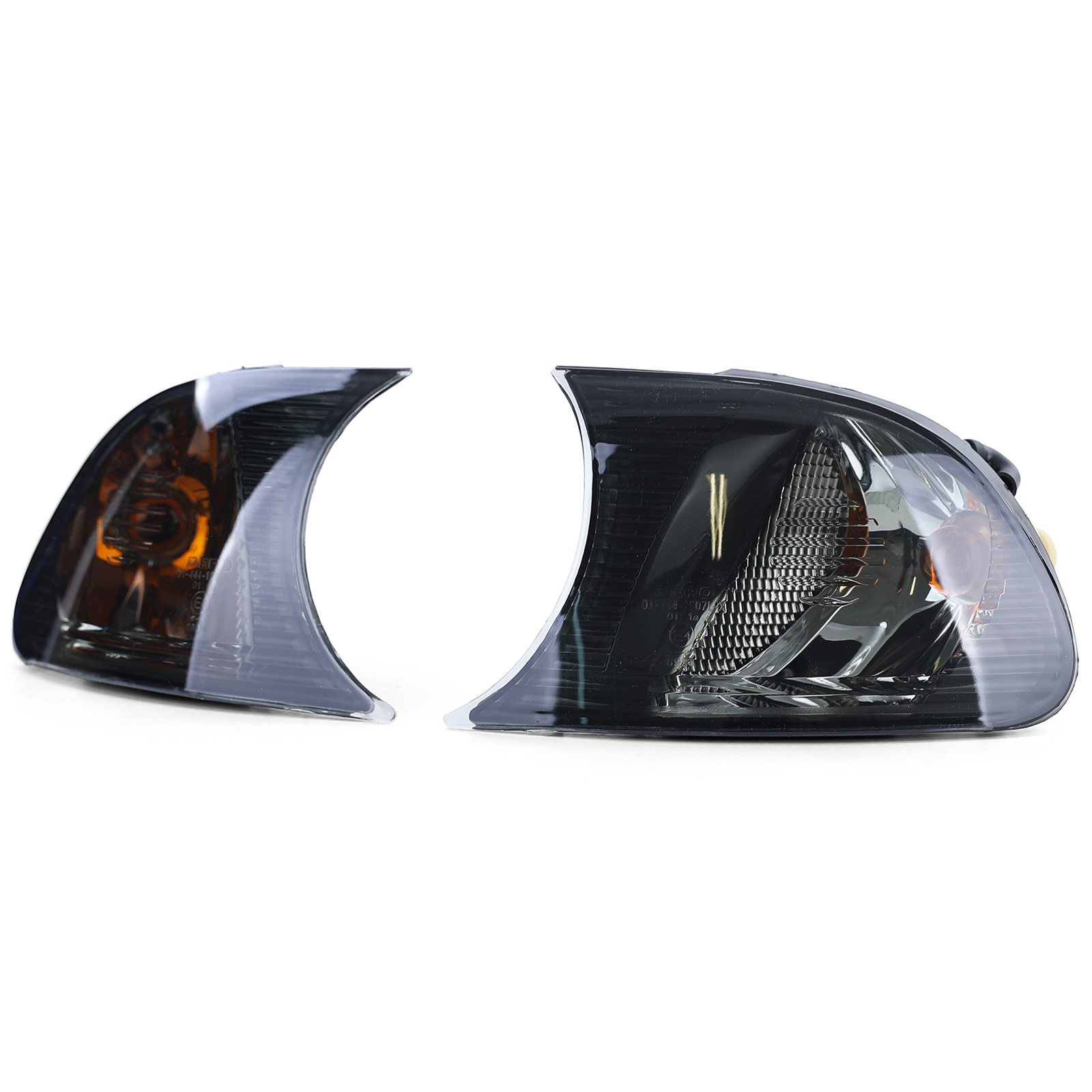 Knipperlicht voor BMW 3 Serie E46 Coupe Cabrio 01-03 - zwart smoke
