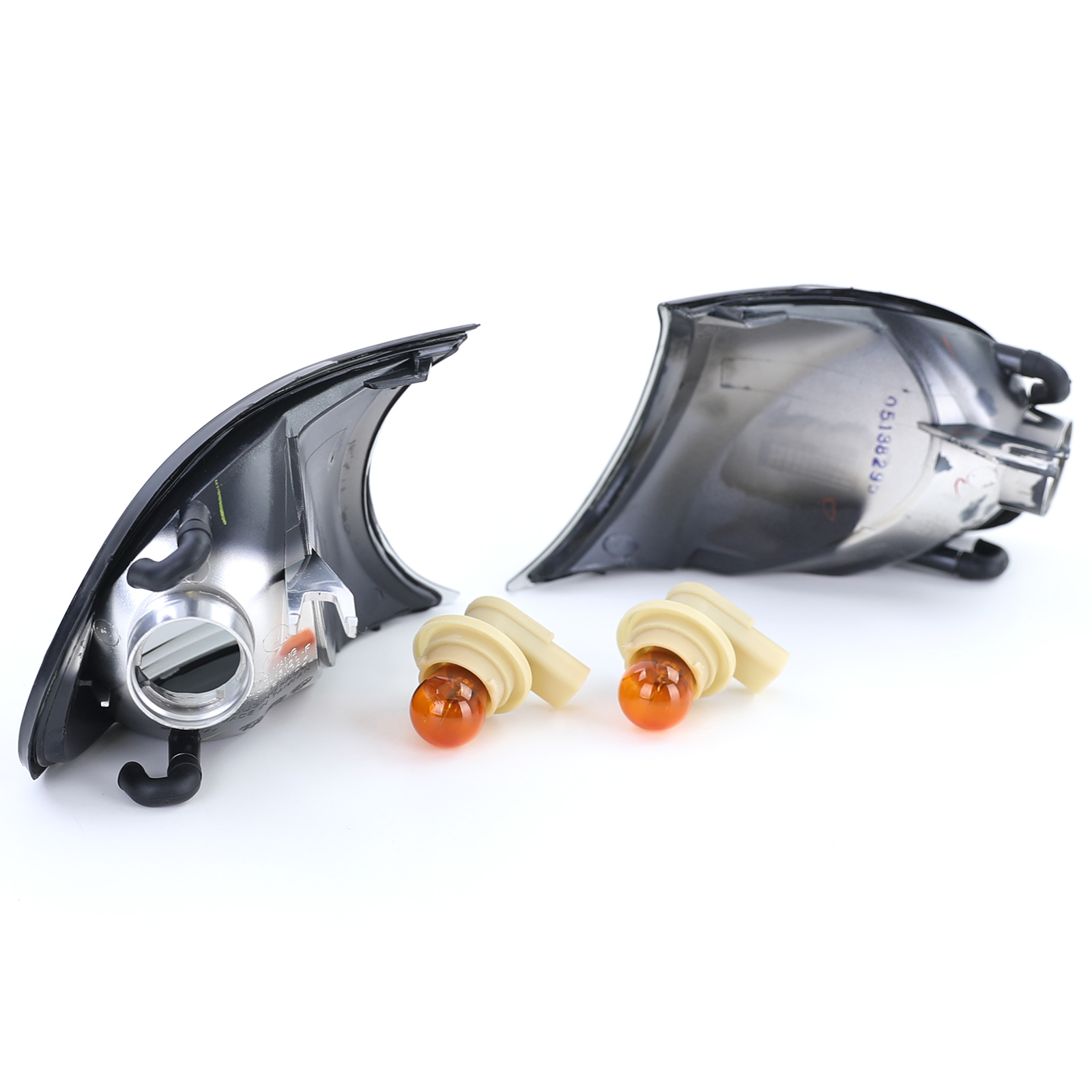 Knipperlicht voor BMW 3 Serie E46 Coupe Cabrio 01-03 - zwart smoke