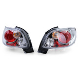 Achterlichten geschikt voor Peugeot 206 CC Coupe Cabrio 00-08 - chroom