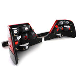 Achterlichten voor Mercedes S W140 94-98 - rood zwart met slotstrip