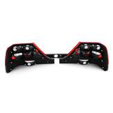 Achterlichten geschikt voor Mercedes S W140 94-98 - rood zwart met slotstrip