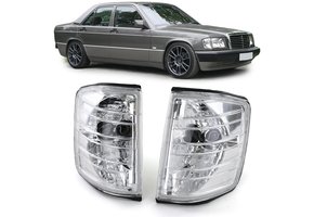 Knipperlicht voor Mercedes 190 W201 82-93 - chroom