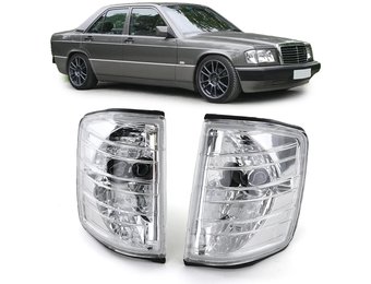 Knipperlicht voor Mercedes 190 W201 82-93 - chroom