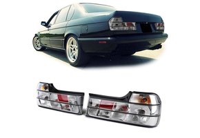 Achterlichten BMW 7 serie E32 87-94 - kristal chroom