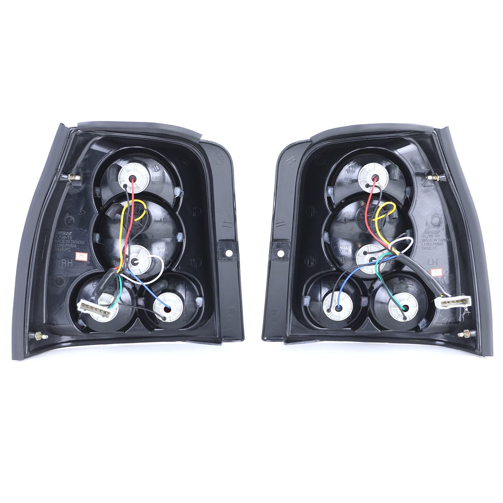 Achterlichten voor VW Lupo + Seat Arosa - zwart