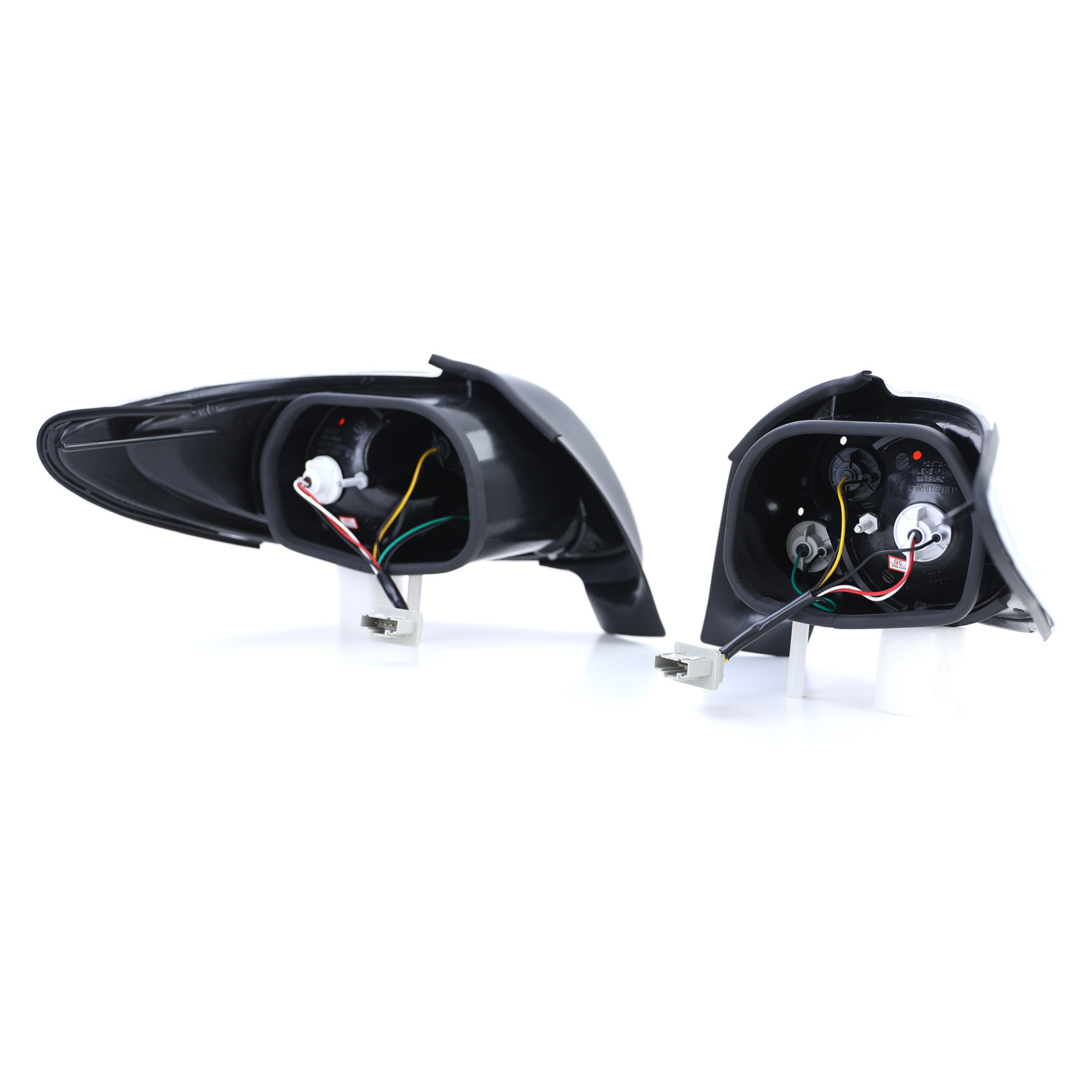 Achterlichten voor Peugeot 206 CC Coupe Cabrio 00-08 - zwart