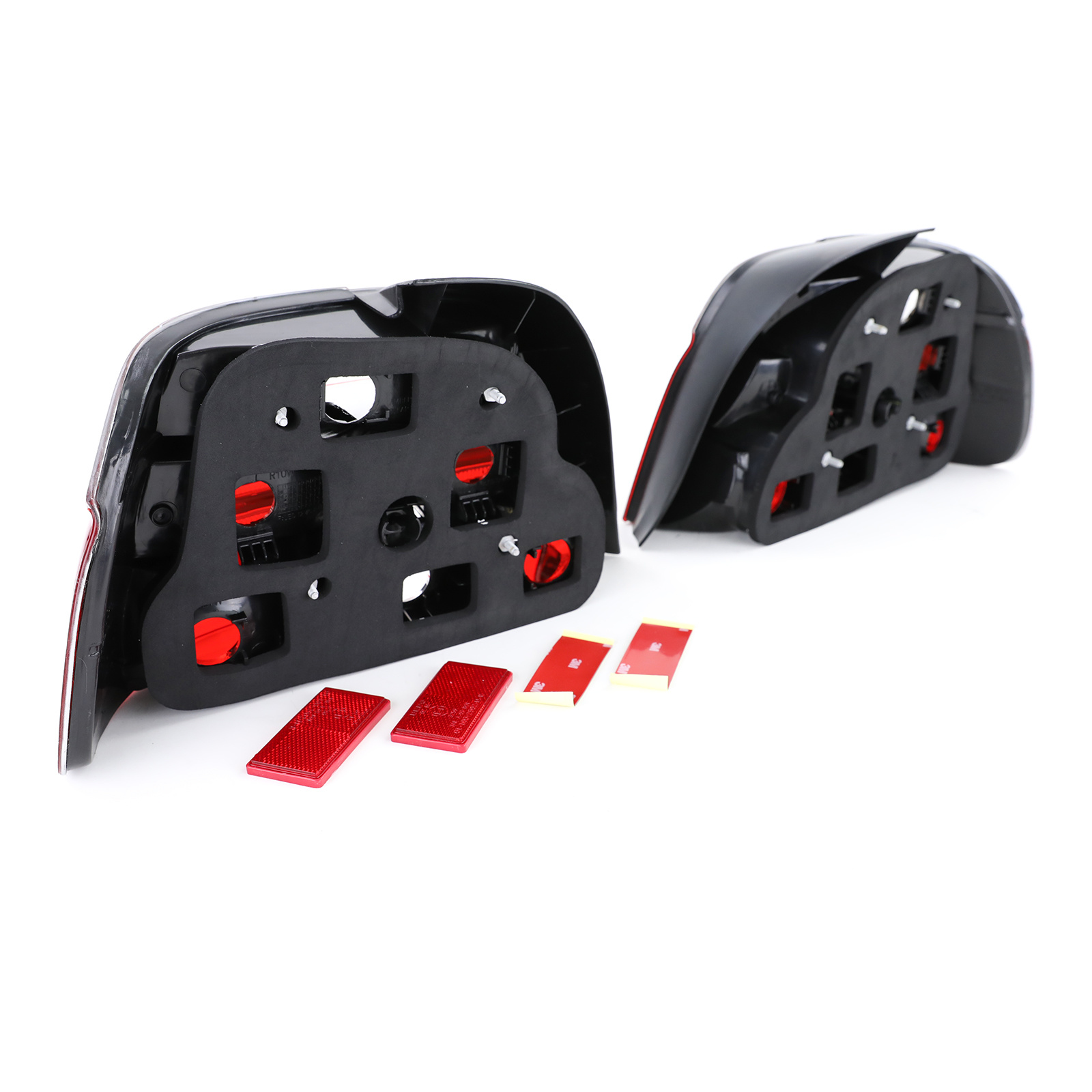 Achterlichten geschikt voor BMW 5 Serie E39 Sedan 95-00 - rood wit kristal