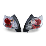 Achterlichten Peugeot 206 hatchback 3 + 5 deurs 98-09 - chroom