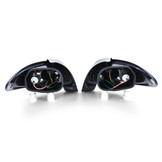 Achterlichten geschikt voor Peugeot 206 hatchback 3 + 5 deurs 98-09 - chroom