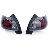 Achterlichten voor Peugeot 206 hatchback 3 + 5 deurs 98-09 - zwart