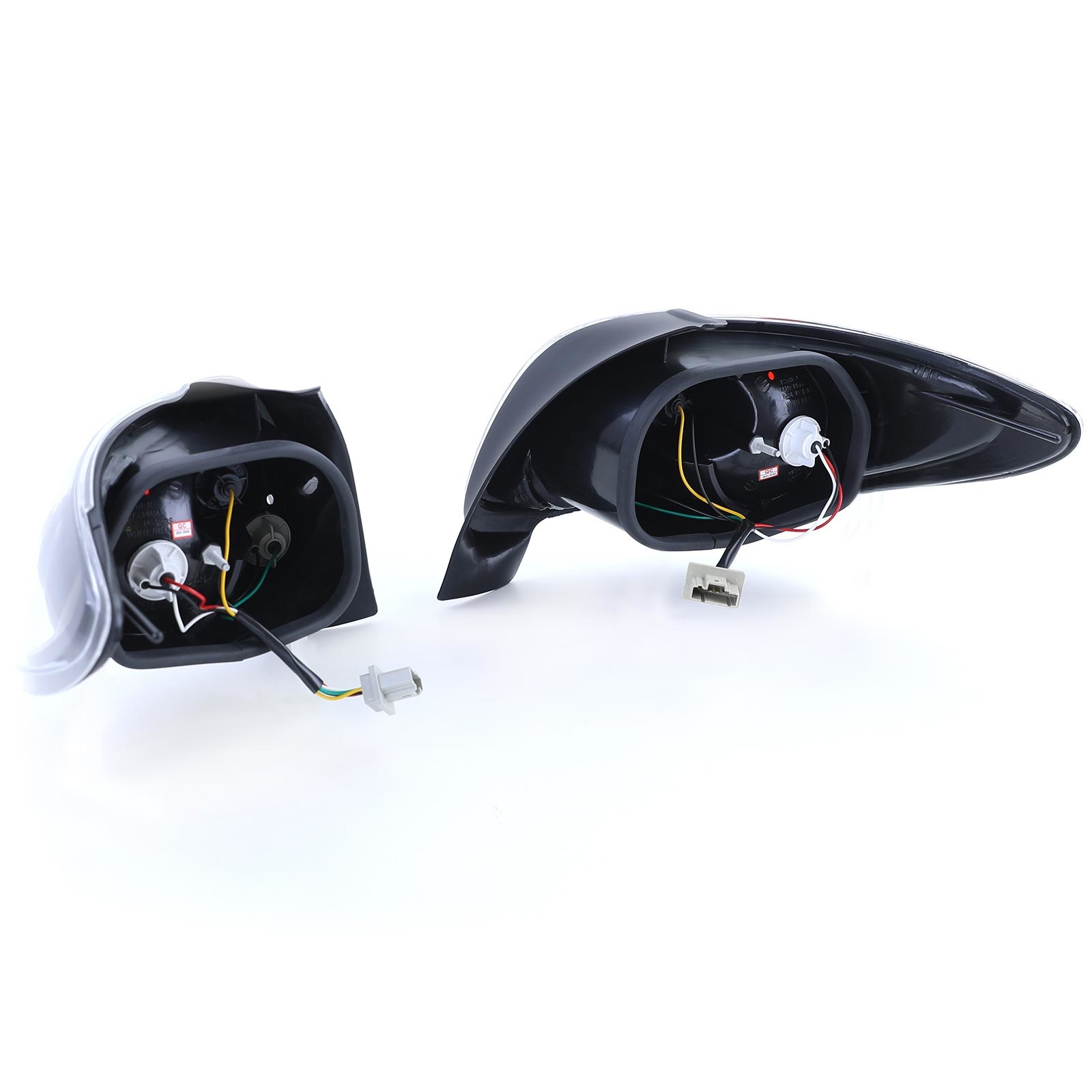 Achterlichten voor Peugeot 206 hatchback 3 + 5 deurs 98-09 - zwart