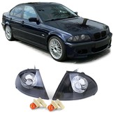 Knipperlicht geschikt voor BMW 3 Serie E46 Sedan Touring 98-01 - zwart smoke