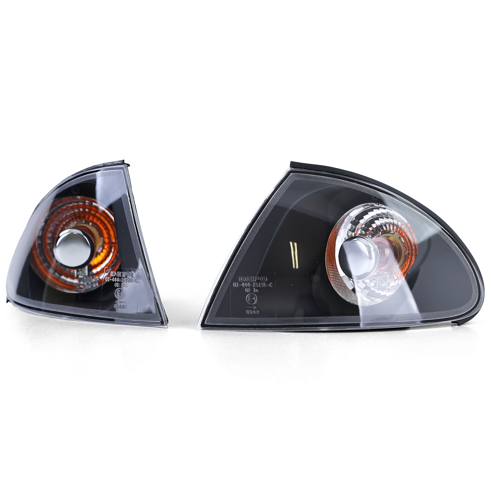 Knipperlicht voor BMW 3 Serie E46 Sedan Touring 98-01 - zwart smoke