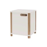 Ashme lichtgrijze bureaukast - 42x42x48 cm - FSC gecertificeerd MDF en Essenhout