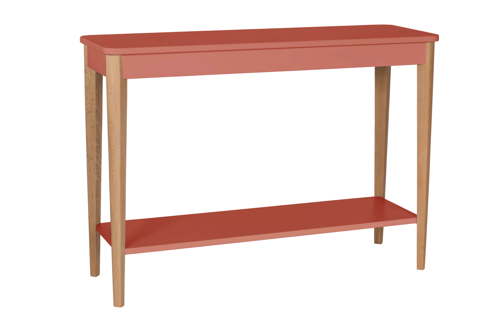 Ashme Consoletafel - Antiek Roze | 105x35x74 cm | Essenhout & MDF | FSCMIX gecertificeerd