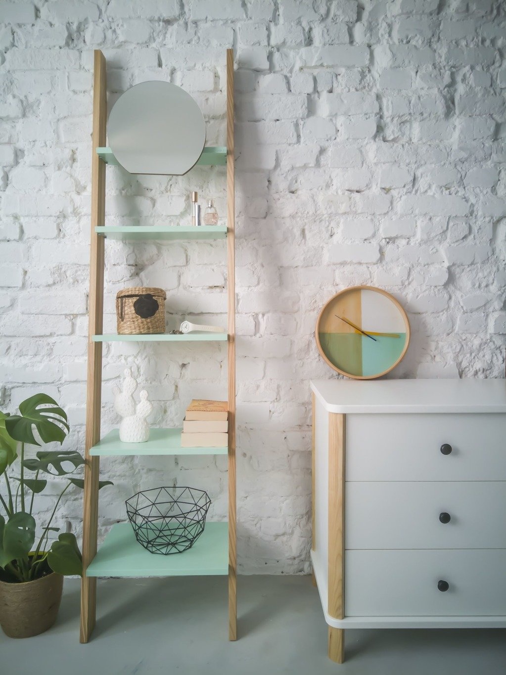 Ashme Ladderplank | Munt | Essenhout & MDF | FSC Certified