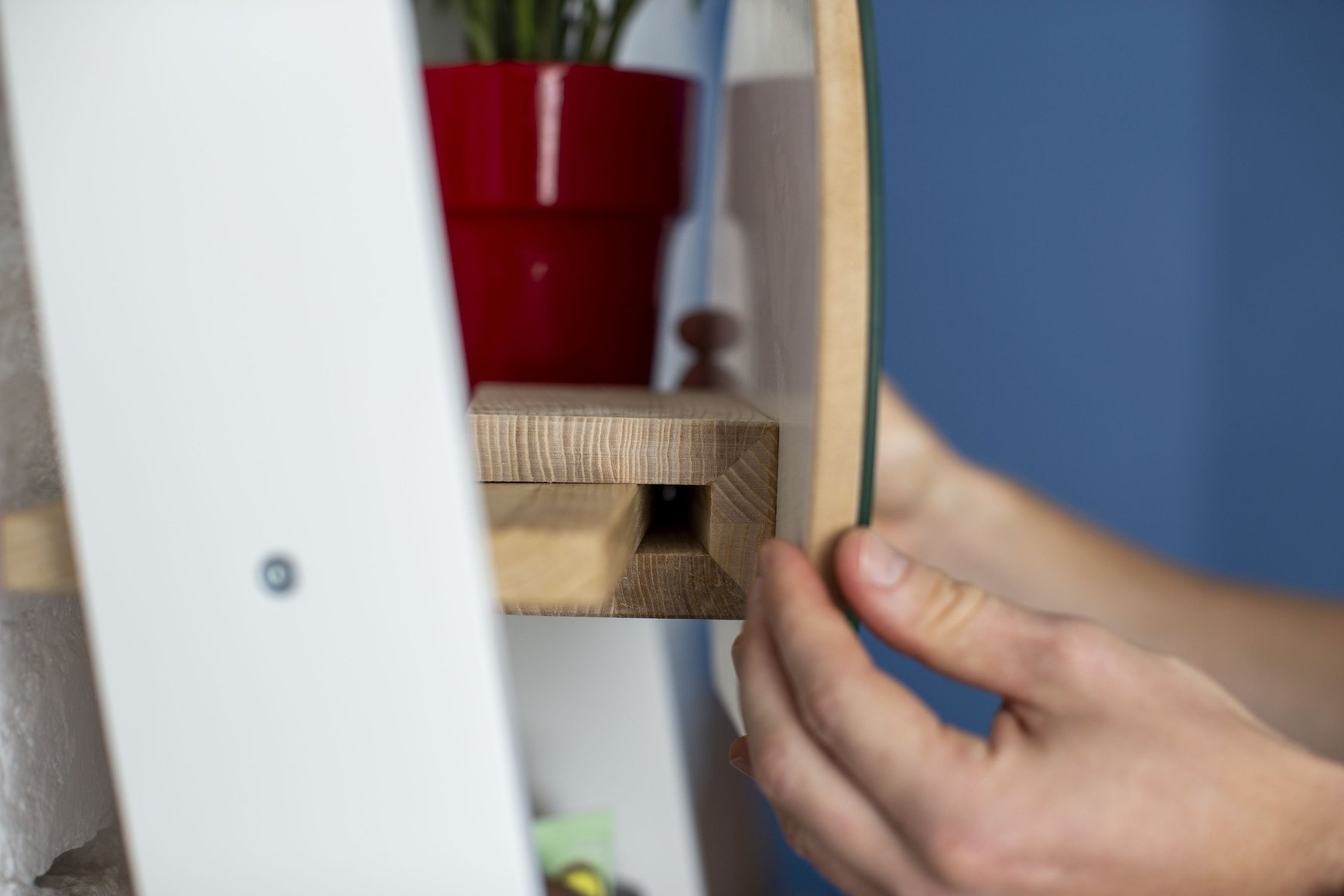 Ashme Ladderplank | Munt | Essenhout & MDF | FSC Certified