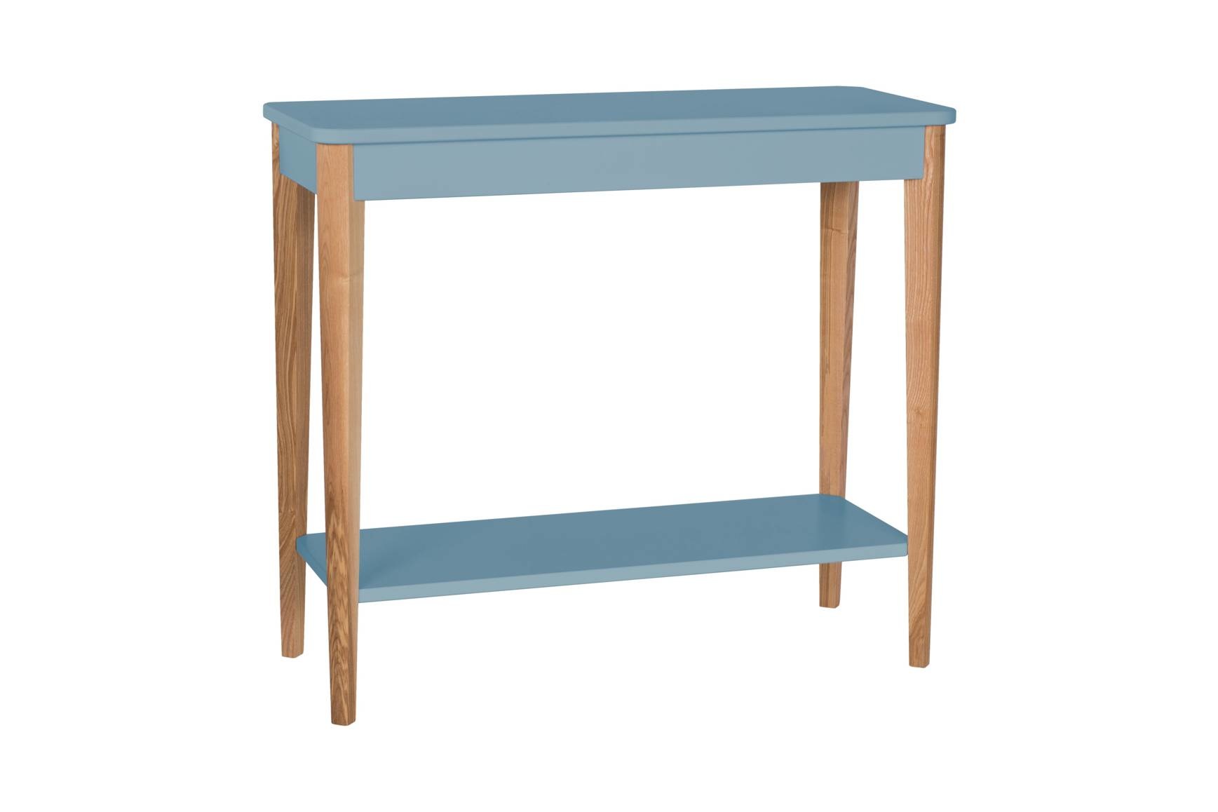 Ashme Consoletafel - Essenhout & MDF - Zacht Blauw - FSCMIX Gecertificeerd