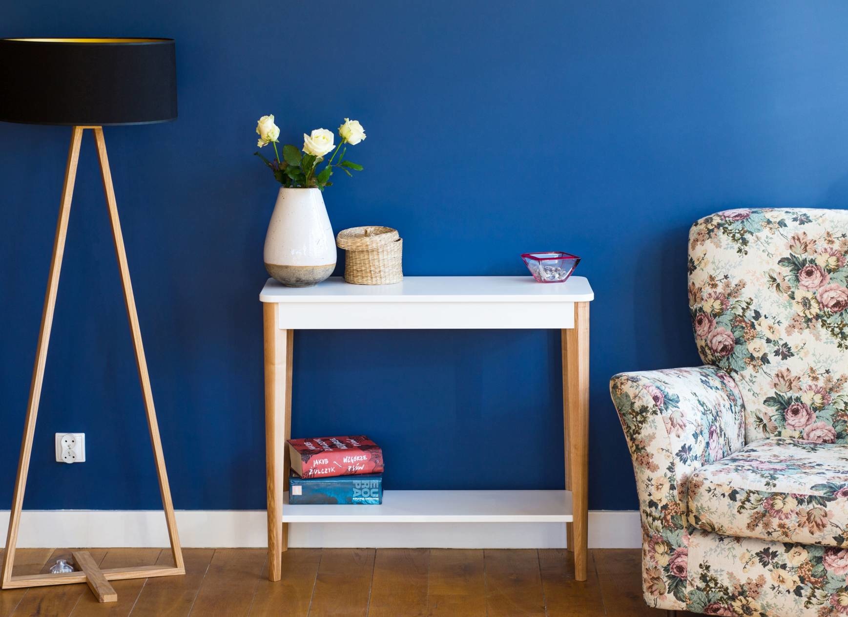 Ashme Consoletafel 85x35x74 cm | Essenhout & MDF | Beverbruin halfmat