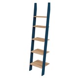 Ashme Ladderplank, 5 planken, 45x35x180cm, Essenhout & MDF, FSC gecertificeerd