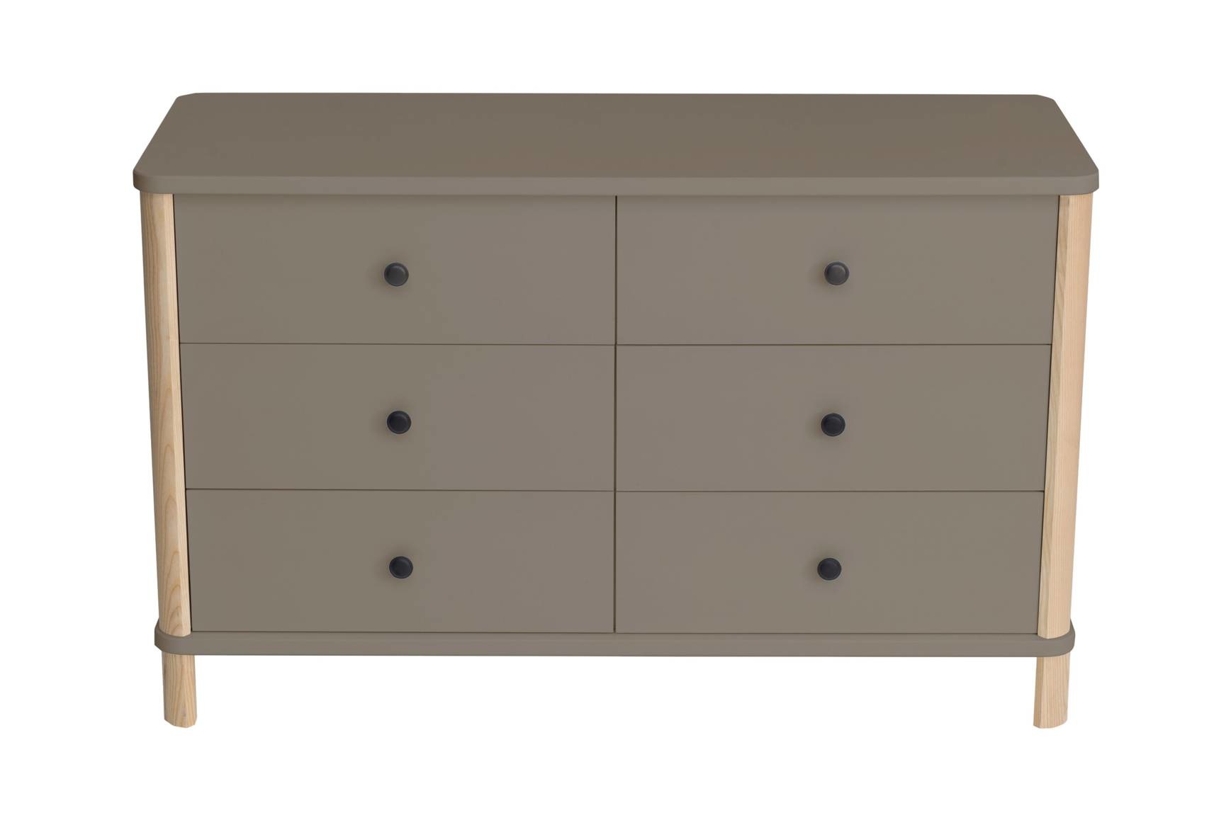 Ashme ladekast | Essenhout & gelakt MDF | 6 lades | FSC gecertificeerd