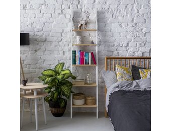 Ashme Ladderplank, witte essenhouten planken, 5 stuks, FSC-gecertificeerd