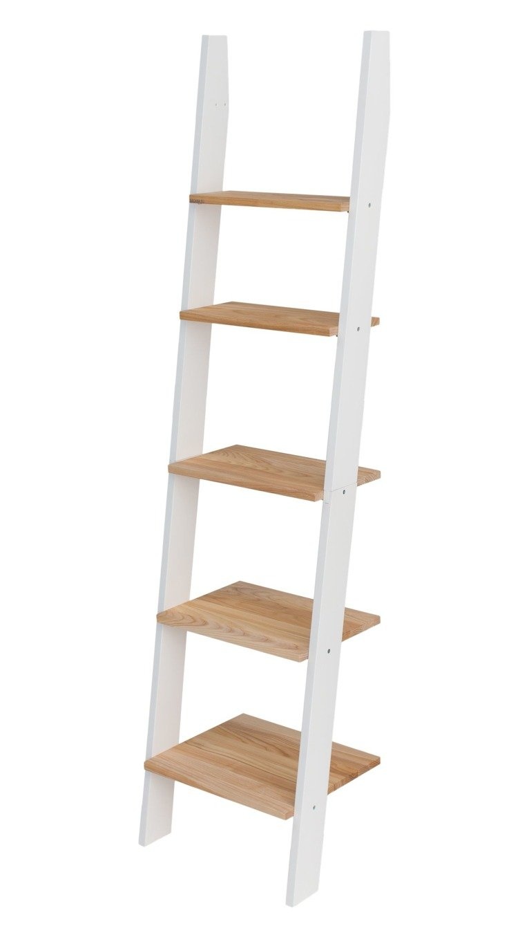 Ashme Ladderplank, witte essenhouten planken, 5 stuks, FSC-gecertificeerd