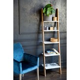 Ashme ladderplank | 5 planken | 180cm hoogte | Essenhout & MDF materialen