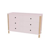 Ashme Pink 6-Drawer Chest | 70x114x45cm | FSC Certified
