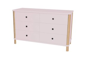Ashme Pink 6-Drawer Chest | 70x114x45cm | FSC Certified