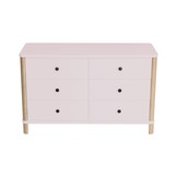 Ashme Pink 6-Drawer Chest | 70x114x45cm | FSC Certified