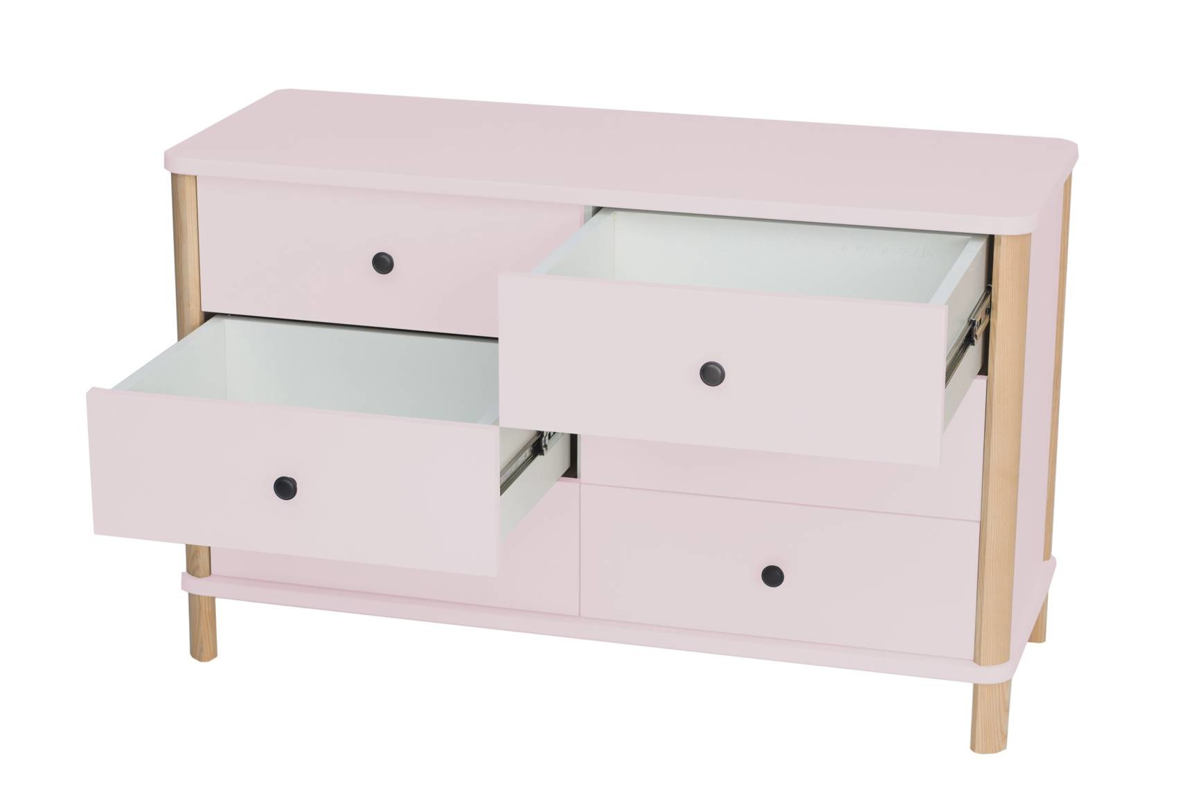 Ashme Pink 6-Drawer Chest | 70x114x45cm | FSC Certified