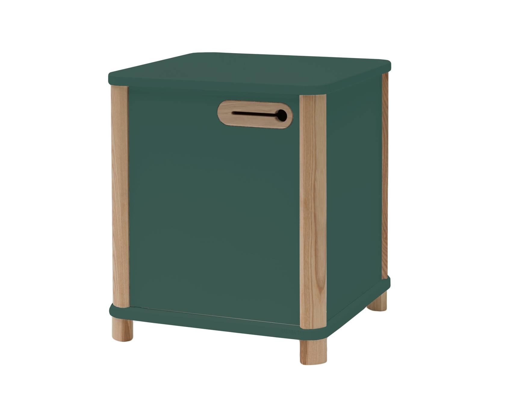 Ashme Bureaukast - Zeegroen | Gelamineerd en gelakt MDF & Essenhout | FSC100% & FSCMIX gecertificeerd