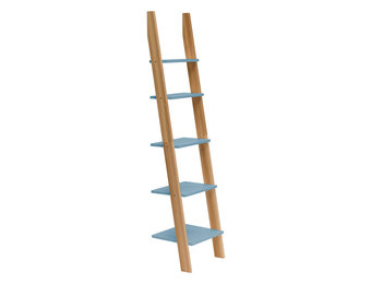 Ashme ladderplank - 5 planken - 180cm hoog - zacht blauw