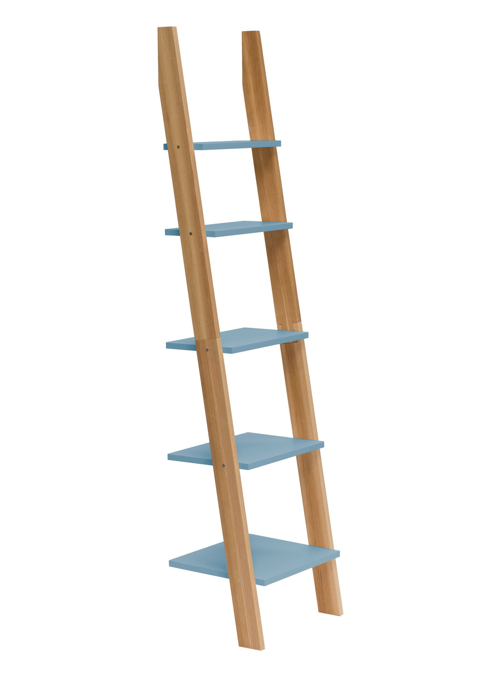 Ashme ladderplank - 5 planken - 180cm hoog - zacht blauw