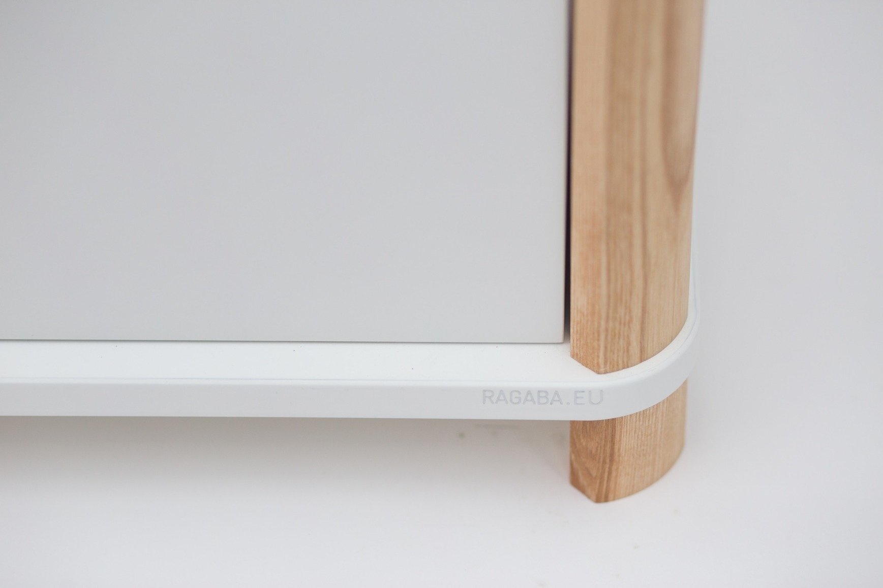 Ashme Bureaukast | Grafiet | 42x42x48cm | Gelamineerd & gelakt MDF/Essenhout | FSC100% & FSCMIX