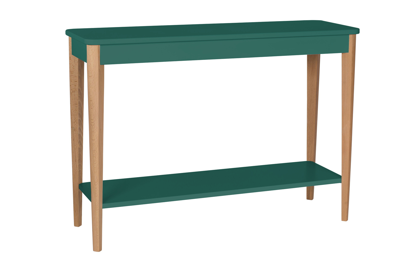 Ashme Consoletafel - Zeegroen | 105 x 35 x 74 cm | Essenhout & MDF | FSCMIX