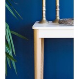 Ashme Consoletafel | 85x35x74 cm | Wit | Essenhout & MDF | FSC Gecertificeerd