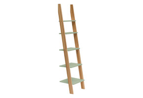 Ashme ladderplank - 5 planken, 180cm hoog, saliegroen
