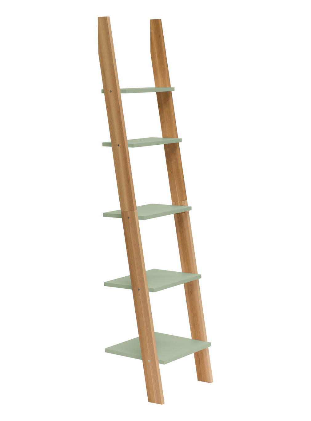 Ashme ladderplank - 5 planken, 180cm hoog, saliegroen