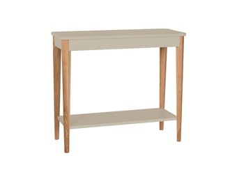 Ashme Consoletafel - Krijtwit - Essenhout & gelamineerd MDF - 85x35x74 cm