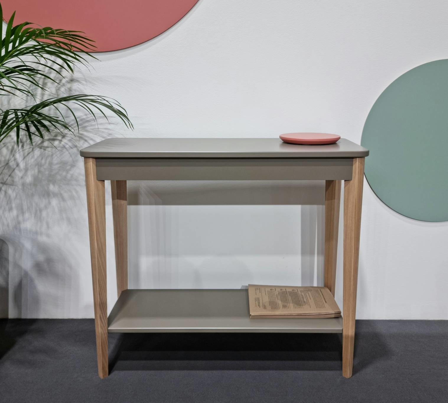 Ashme Consoletafel - Krijtwit - Essenhout & gelamineerd MDF - 85x35x74 cm