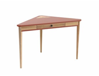 Ashme hoekbureau - Antiek Roze - Essenhout & MDF - FSC Certificering