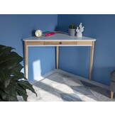 Ashme hoekbureau - Antiek Roze - Essenhout & MDF - FSC Certificering