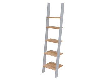 Ashme Ladderplank - 5 planken, 180 cm hoogte, donkergrijs (S 4502-G) - FSC-gecertificeerd