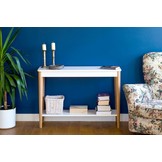 Ashme Consoletafel in Petrolblauw | 105x35x74 cm | FSC Gecertificeerd